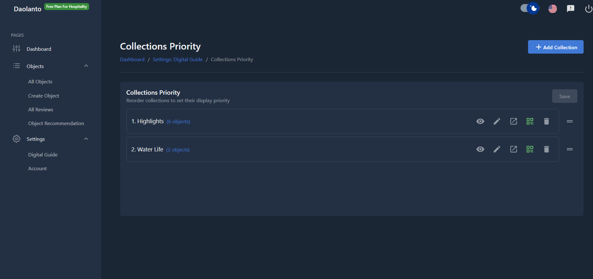 Collections Priority